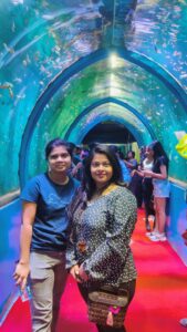 kharghar underwater fish tunnel photos